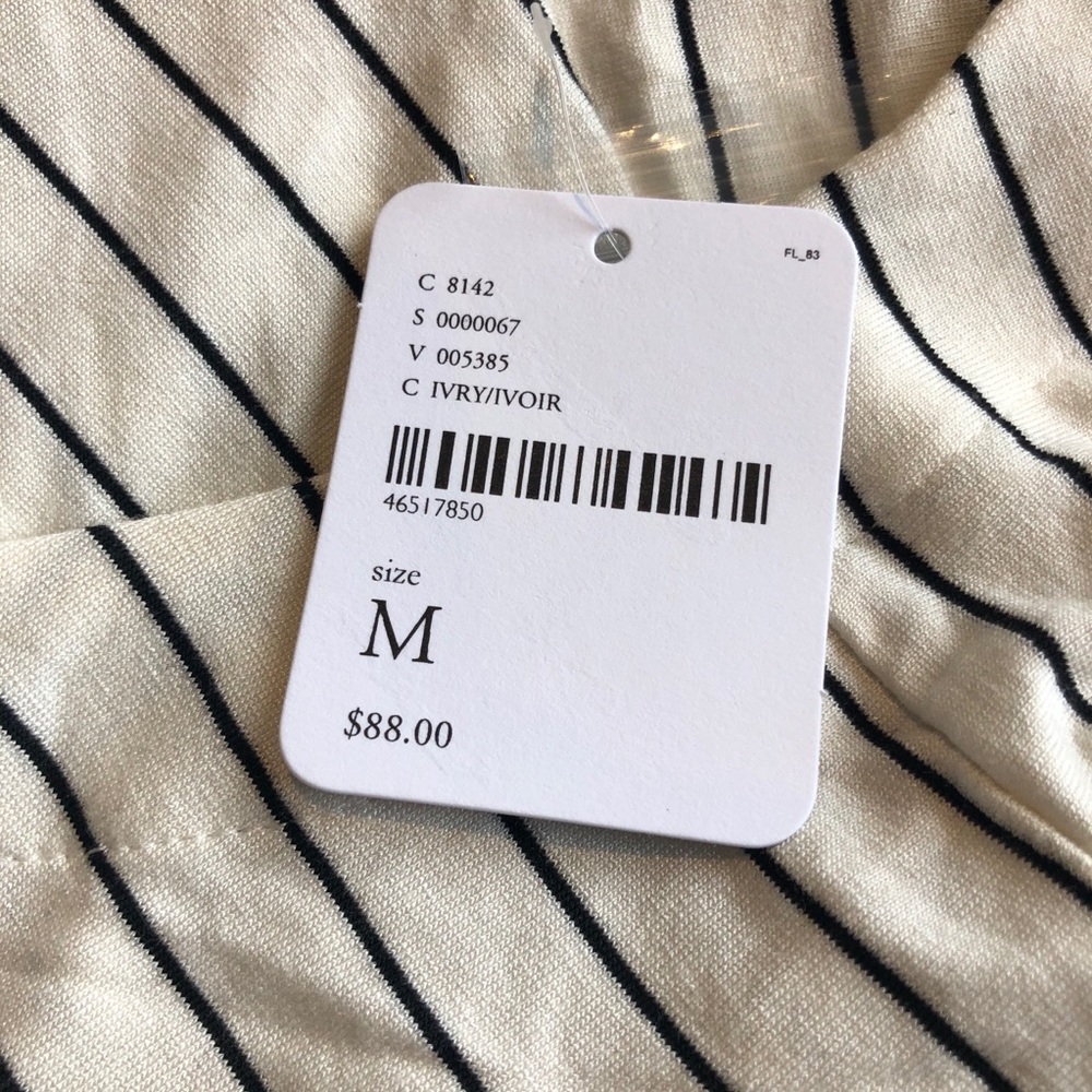 NWT Free People Beach Surf City Pinstripe Jumpsuit - Picture 6 of 11